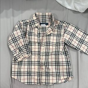 Burberry button up shirt